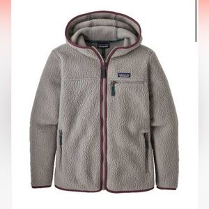 Patagonia Womens Retro Pile Hoody Feather Grey